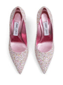 Jimmy Choo Love 85 Pompes en cuir scintillées