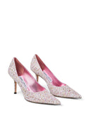 Jimmy Choo Love 85 Pompes en cuir scintillées