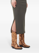 Ganni Embroidered Western Boots