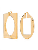 Jacquemus Les Creoles Rond Carre Earrings