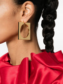 Jacquemus Les Creoles Rond Carre Earrings