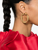 Jacquemus Les Creoles Rond Carre Earrings