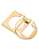 Jacquemus Les Creoles Rond Carre Earrings