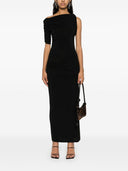 Jacquemus La Robe Drapeado Long Dress