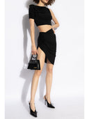Jacquemus La Mini Jupe Drapeado Mini Skirt
