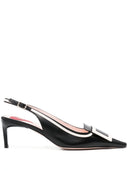 Roger Vivier Viv 'Canard Leather Slingback Pumpar