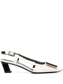 Roger Vivier Belle Vivier Leather Slingback Pumps