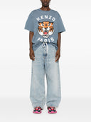 Kenzo Lucky Tiger Cotton T Shirt