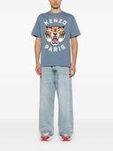 Kenzo Lucky Tiger Cotton T Shirt