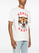 Kenzo Lucky Tiger Cotton T Shirt