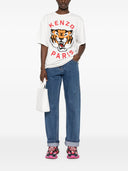 Kenzo Lucky Tiger Cotton T Shirt