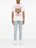 Kenzo Lucky Tiger Cotton T Shirt