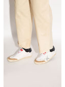 Sneakers in pelle d'oca a stella d'oro