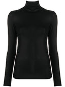 Majestic lurex suéter de cuello alto