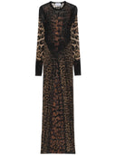 Jean Paul Gaultier Leopard Print Long Dress