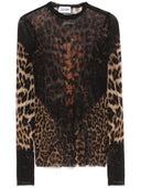 Jean Paul Gaultier Leopard Print Top