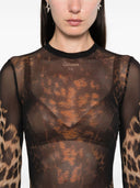 Jean Paul Gaultier Leopard Print Top