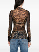 Jean Paul Gaultier Leopard Print Top