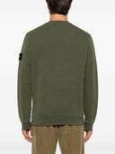 Logo Stone Island Cotton Crewneck bluza