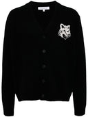 Maison Kitsune' Fox Head Wool Cardigan