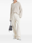 Brunello Cucinelli Silk Top con dettagli preziosi