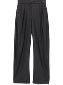 Brunello Cucinelli Wool Wide Leg Trousers