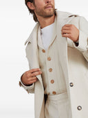 Brunello Cucinelli Cashmere And Wool Trench Coat