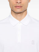 Brunello Cucinelli Logo Cotton Polo Shirt