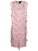 Vestido bordado de Prada Sablé