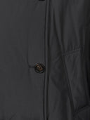 Cappotto brunello cucinelli con collo di shearling