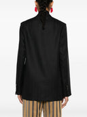 Chaqueta de pecho individual de lana forte de lana