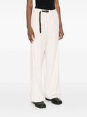 White Sand Cotton Blend Trousers