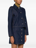 Maison Kitsune' Denim Cropped Jacket