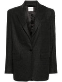 Forte Forte Wool jas met één borsten