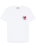 Alessandro Enriquez Embroidered Cotton T Shirt
