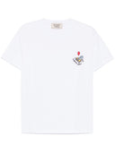 Alessandro Enriquez Embroidered Cotton T Shirt