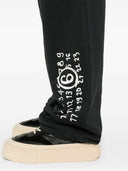 MM6 Maison Margiela logo bawełniane spodnie bawełniane
