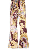 Pantalon à jambe évasée imprimée Etro