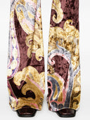 Pantalon à jambe évasée imprimée Etro