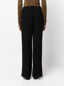 Alberto Biani Elasticated Waist Straigh Leg Trousers