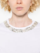 Ermanno Firenze Embroidered Cotton T Shirt