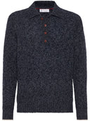 Brunello Cucinelli Cashmere and Wool Knitted Polo