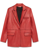 Parosh Leather Blazer Jacket