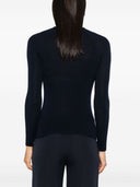 Majestic Wool And Silk Blend High Neck Sweater