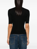 Majestic Wool And Silk Blend High Neck Sweater
