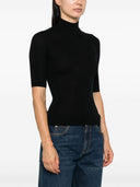 Majestic Wool And Silk Blend High Neck Sweater