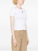 Maglietta di cotone marine Serre Moon