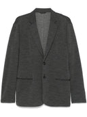 Emporio armani capsule laine mélange veste à poitrine unique