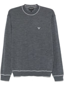 Emporio Armani Logo Wool Sweater