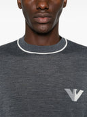 Emporio armani ull crewneck tröja